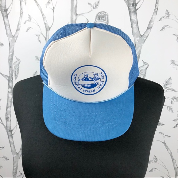 Vintage Other - Vintage Kenduskeag ME Canoe Race foam snapback hat